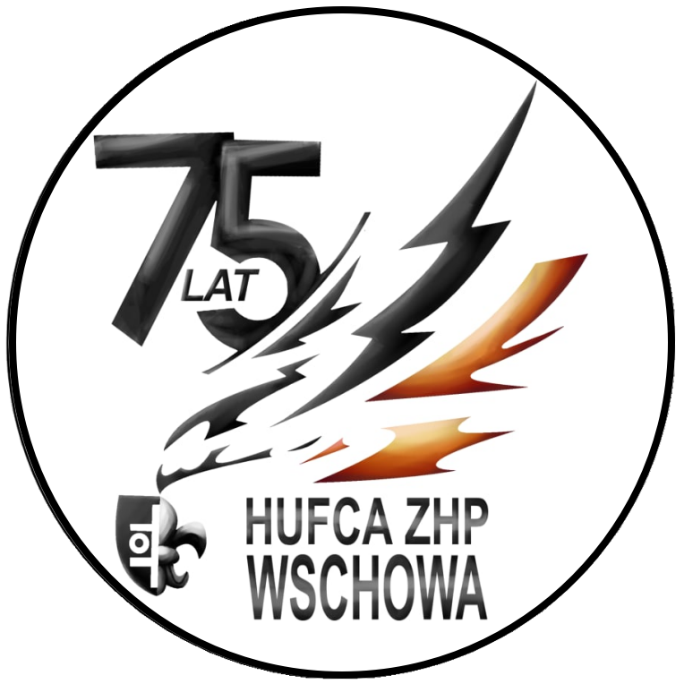 Logo 75-lecie Hufca ZHP Wschowa